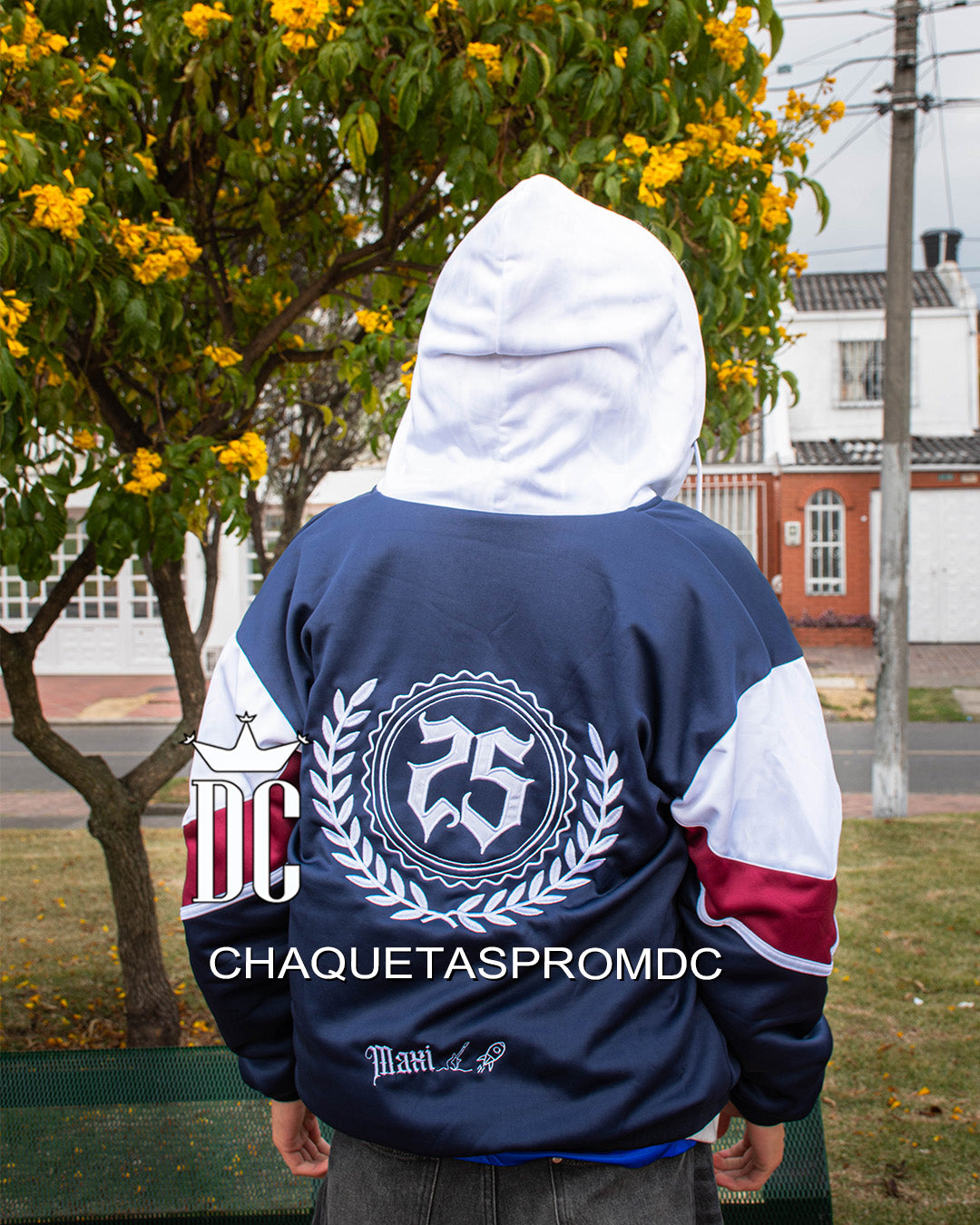 CHAQUETA CON CORTES EN MANGAS