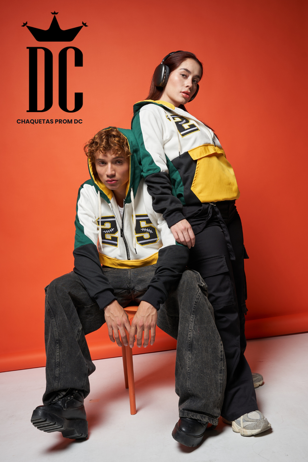 HOODIE DC CAMPUS - Yellow Rush