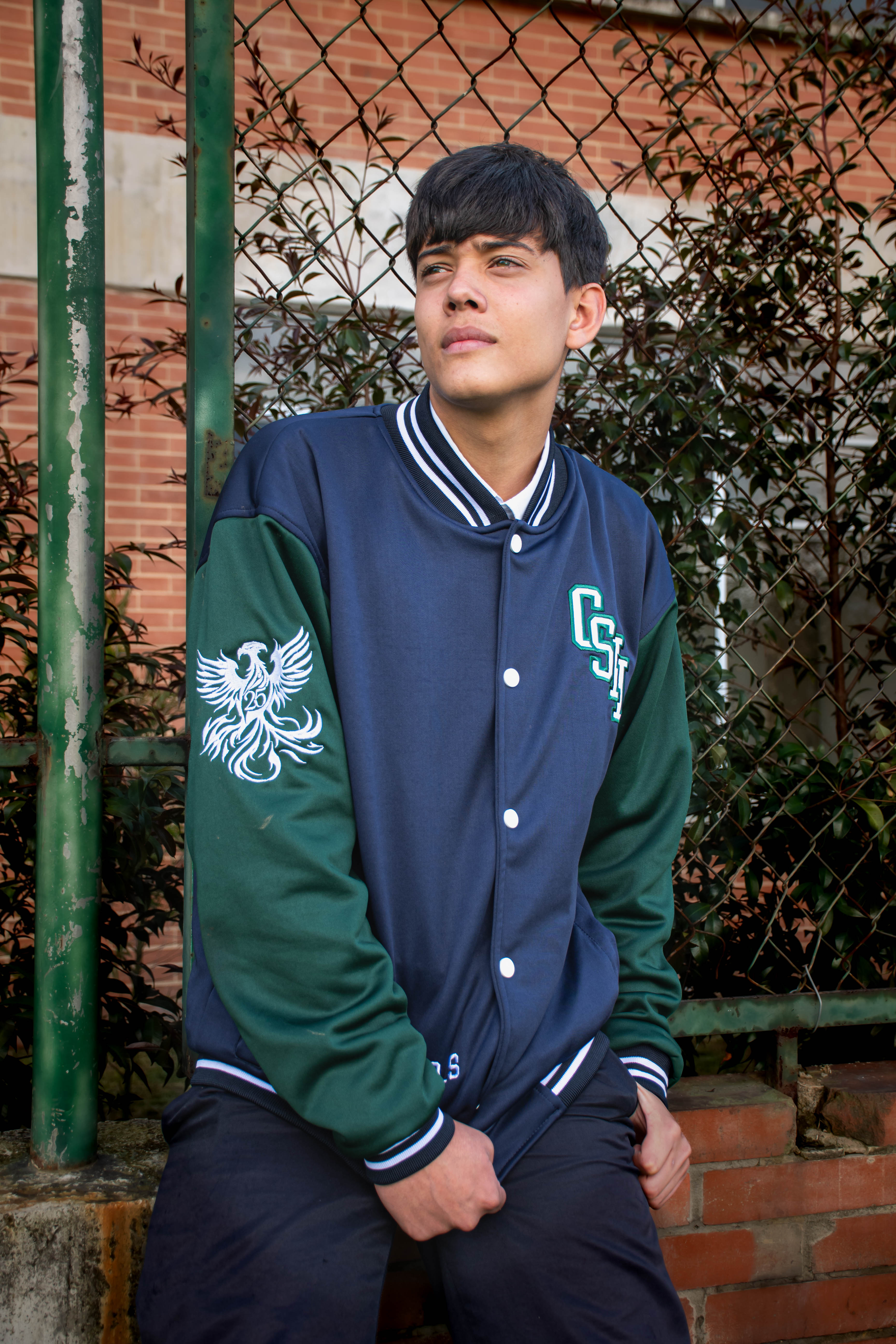BEISBOLERA CLASICA AZUL OSC/VERDE BOT