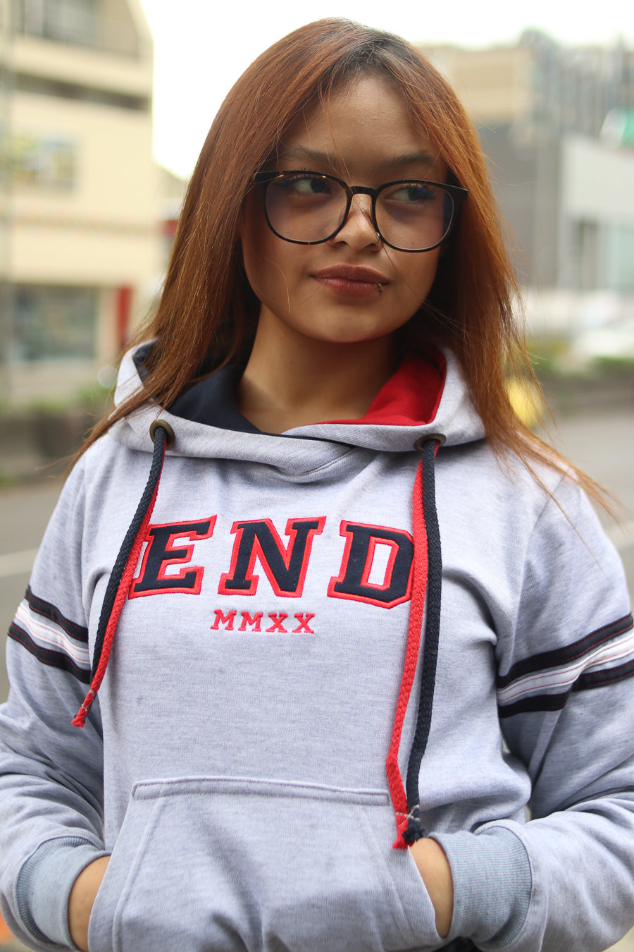 HOODIE BASICO GRIS